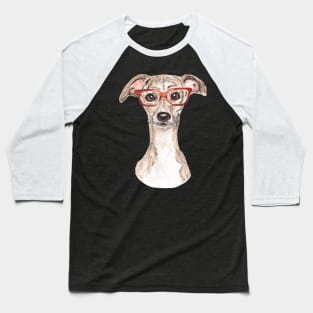 Geeky Dog Baseball T-Shirt